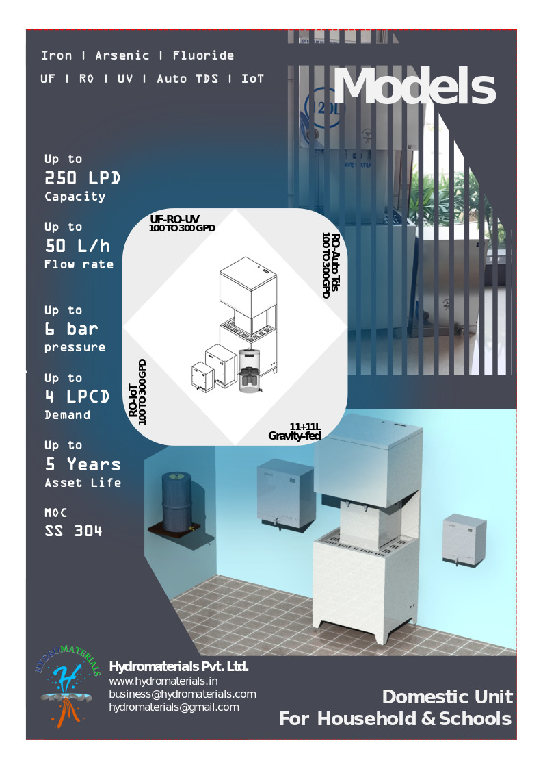 Domestic Unit for Household and Schools