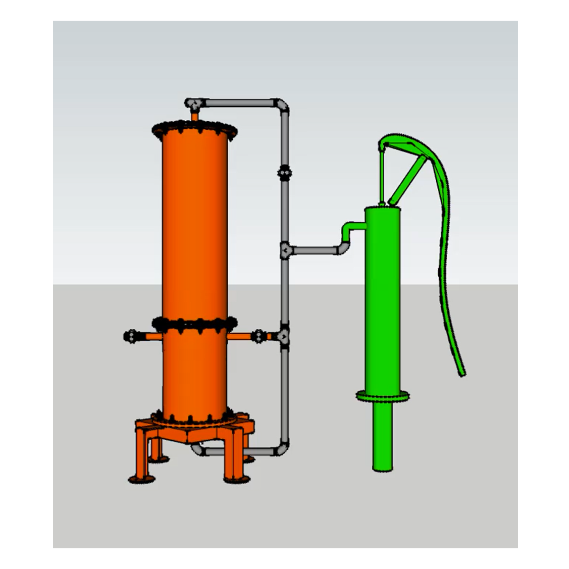 handpump attached arsenic iron removal unit